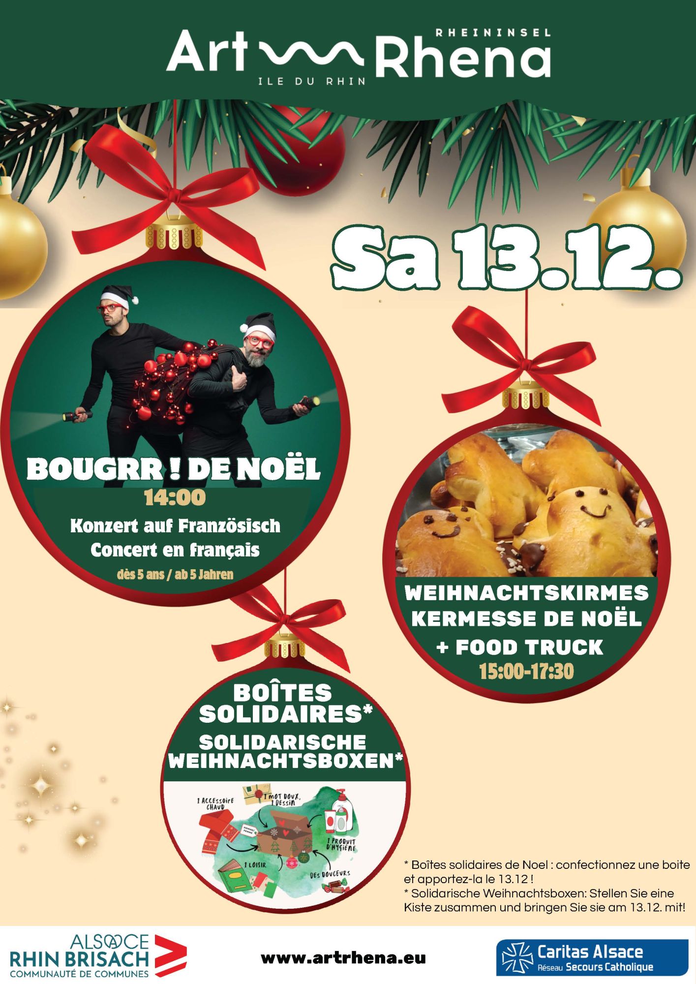 Affiche Art'Rhena Noël Affiche Art'Rhena Noël