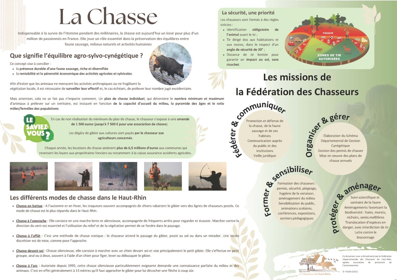 affiche information chasse affiche information chasse